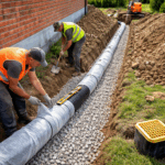 Монтаж дренажа